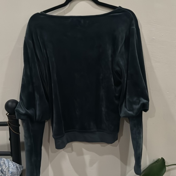 Joie Green Velvet Shirt - Picture 5 of 5